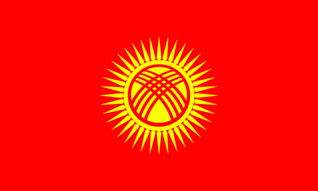 Flag of Kyrgyzstan